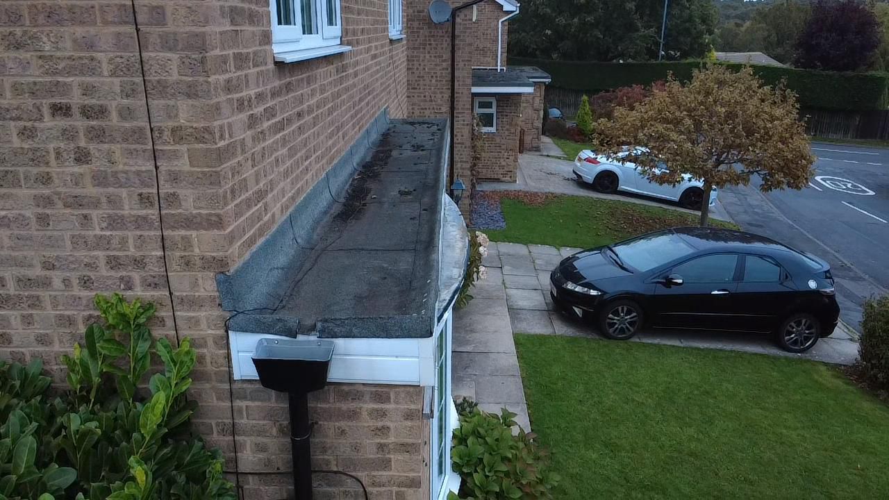 Flat roof installed on a bay window top in Leeds